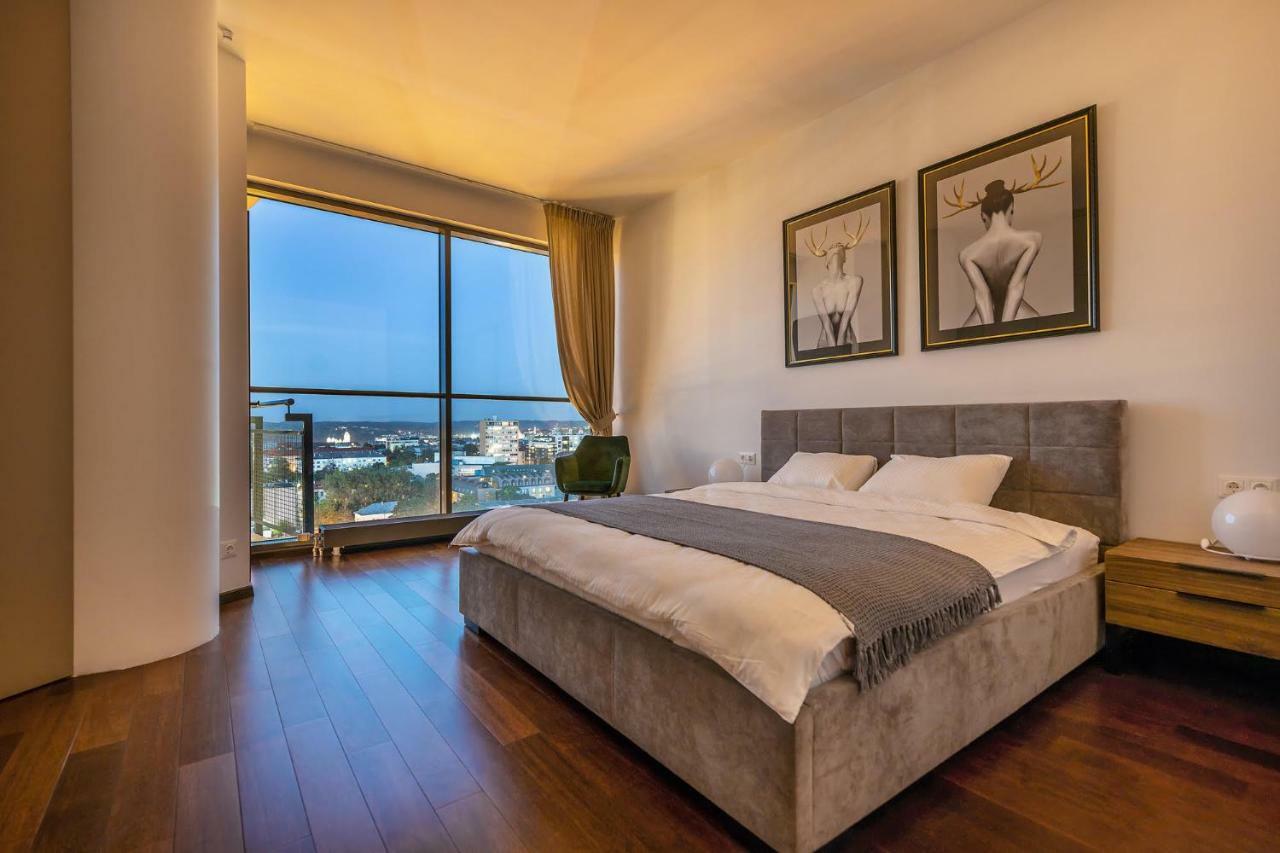 Luxury Panoramic Vilnius Apartment ภายนอก รูปภาพ