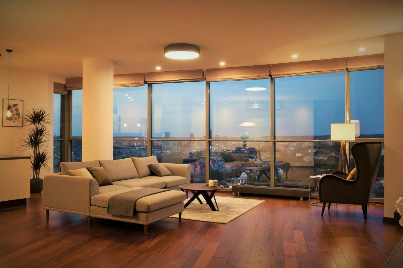 Luxury Panoramic Vilnius Apartment ภายนอก รูปภาพ