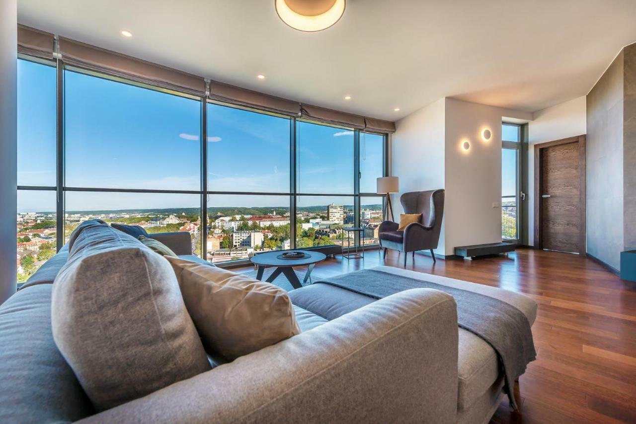 Luxury Panoramic Vilnius Apartment ภายนอก รูปภาพ